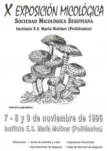 Sociedad Micológica Segoviana, exposiciones, 1996 pholiota squarrosa